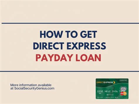 Ssi Direct Express Card Loans